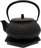 Железный чайник, Черная отделка, 0,65 л, Набор железного чайника/заварника, 5 видов нового черепахового панциря, 16115