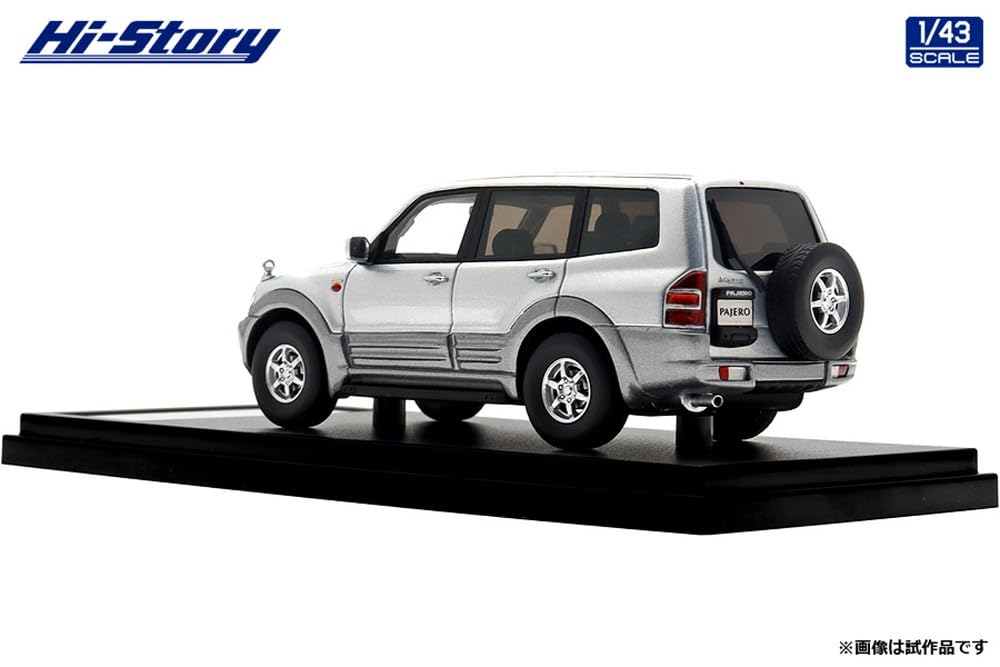 Inter Allied Hi Story Mitsubishi PAJERO Long SUPER EXCEED 3200 Satellite Silver Готовый продукт 1/43 DI-DIESEL (1999) Серебро/Королева