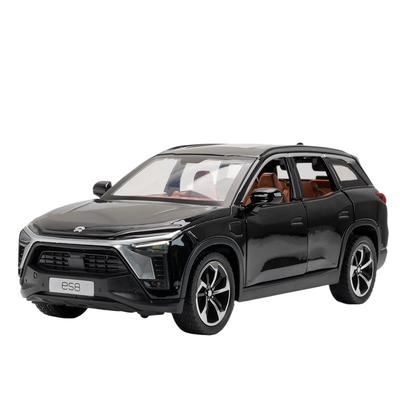 1/24 NIO ES8 внедорожник сплав новая энергия модель автомобиля литой металл игрушечный транспорт модель автомобиля высокая имитация звука и света детские подарки