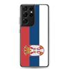 Coque Téléphone - Samsung - Galaxy S21 - Drapeau Serbie - Souple - Multicolore