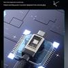 WEKOME WDC-40 Серия Raython Type-C на Lightning PD 27 В Super Fast Charging Кабель для передачи данных с умным цифровым дисплеем