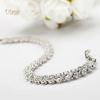 Ювелирные изделия Diamonding женские шикарные полный кристалл камень инкрустированный браслет браслет свадебная вечеринка