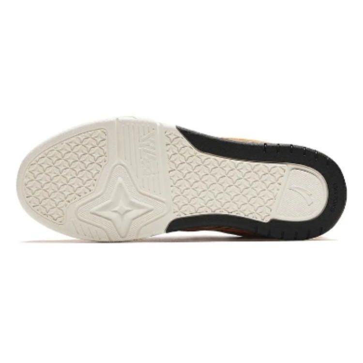 Anta Aojie универсальные удобные амортизирующие прочные низкие кроссовки мужские кроссовки оранжевые белые 112418040-5