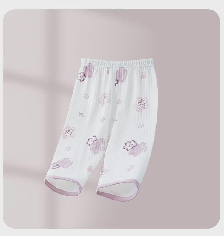Children's Cotton Leggings: Lightweight Baby Pants & Pajamas for Spring, Summer, and Autumn
