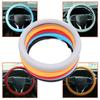 Steering Covers Universal Car Truck Steering Wheel Silicone Cover Car Wheel Anti-Slip Non-Slip Covers Interior Accessories