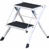 Iris Plaza Step Stool, White, Approx. 42cm Wide X 48cm Deep X 42cm High, KC-7020
