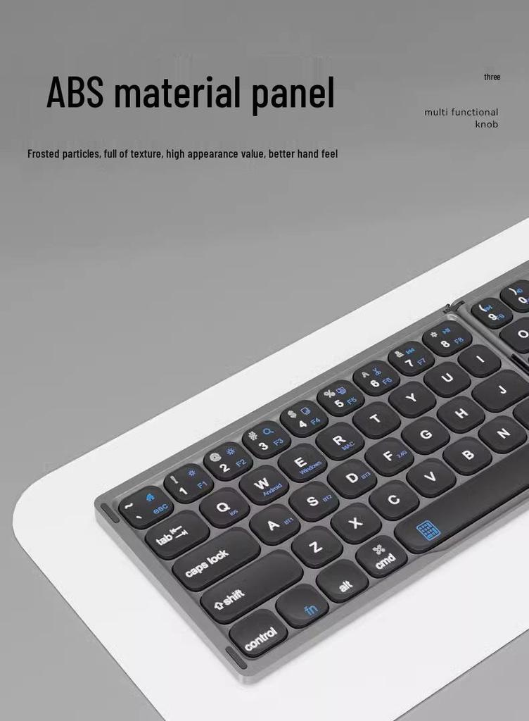 Складная Bluetooth-клавиатура для планшета и телефона с сенсорным экраном и поддержкой двух режимов