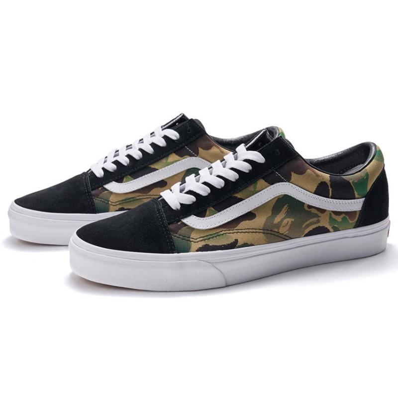 Vans Bape X Vans Old Skool Cortex Limited Черный Камуфляж 'Черный' Vans VN0A4OE22DR