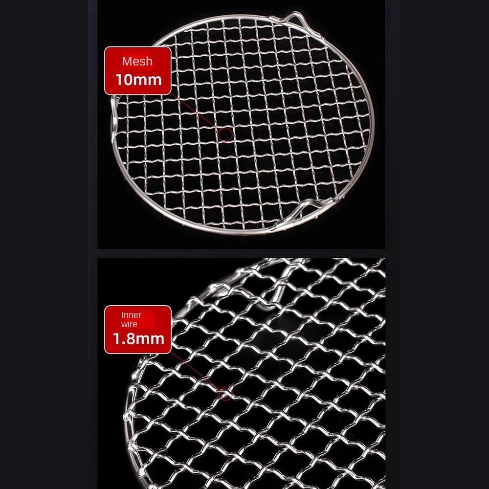 Stainless Steel Air Fryer Rack Stackable BBQ Net Home Kitchen Oven Steamer Cooker
