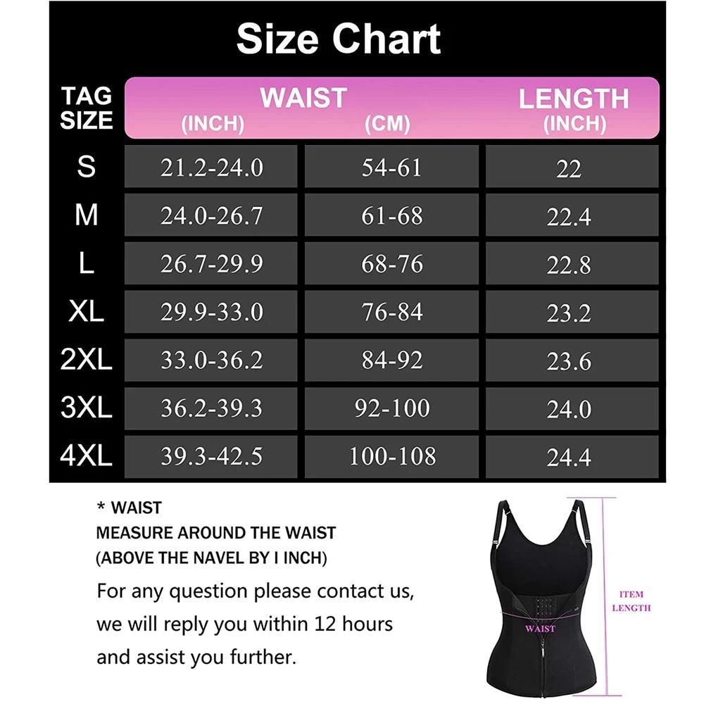 Тренажер для похудения Sweat Waist Trainer Vest Корсет для похудения Body Shaper Sauna Suit Компрессионная рубашка Корсет для живота Корректирующее белье