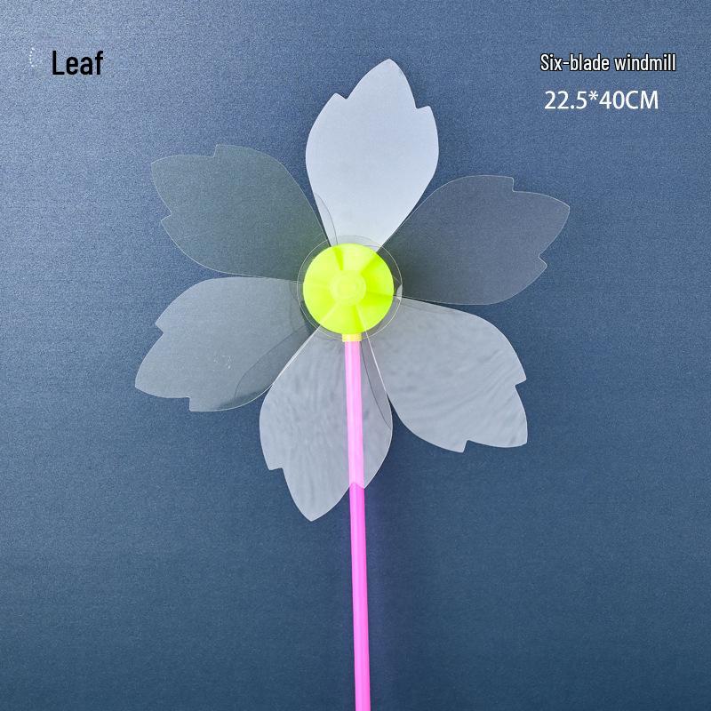 Большая прозрачная вращающаяся ветряная мельница из ПВХ - своими руками для детей, украшение на открытом воздухе