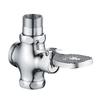 X10185ABSCR Model Wall Mounted Chrome Finish Brass Material of Time Delay Self-closing Pedal Toilet Flush Valve
