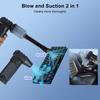Электрический воздуходув 400000 об/мин Мощный вентилятор Выдув и всасывание 2 в 1 Портативный турбо-вентилятор Выдув снега Чистящий воздуходув Инструмент B002 Зарядка Type-C