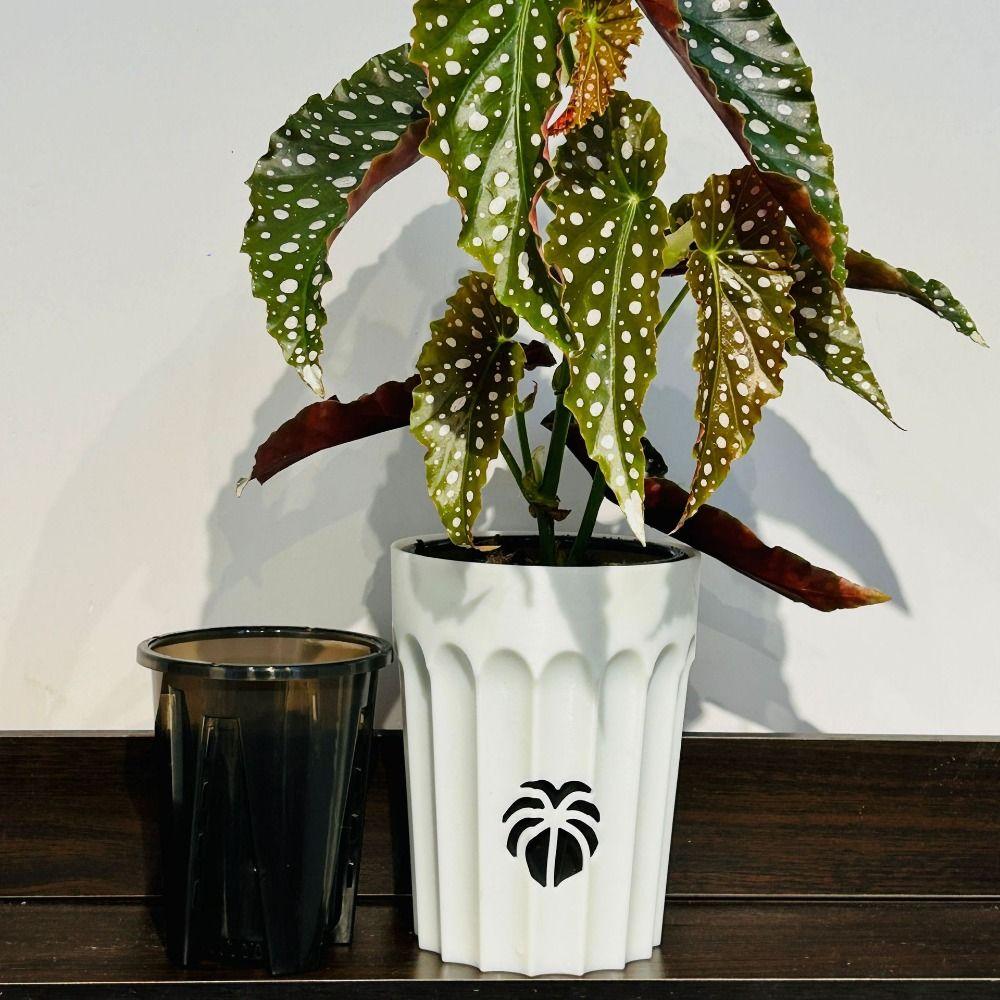 Простой в использовании ленивый цветочный горшок, дышащий пластиковый горшок для растений, самополивающийся гидропонный горшок для сада