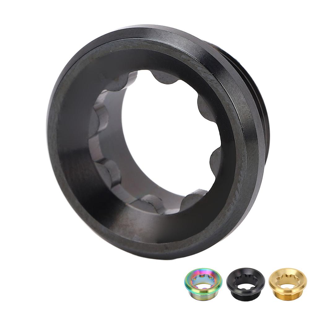 Bike Crankset Screw Ti Alloy Shock Absorption Crank Arm Screw Bike Fixing Bolt Dust Cover for M20mm 