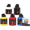Assortment of Water-based Semi-gloss Acrylic Paint, Good Quality, Good Coverage, Semi-lightfast.