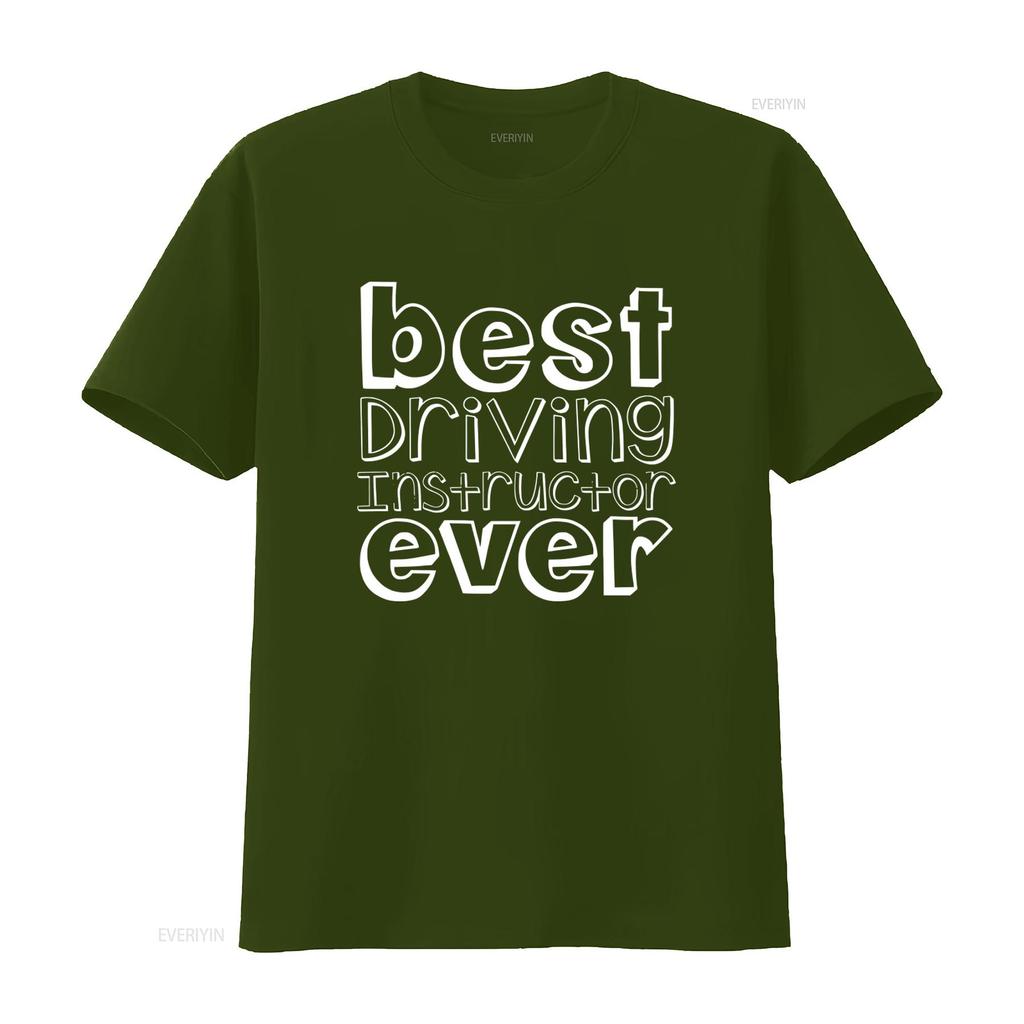 Best Driving Instructor Ever T Shirt Perfect for Mens Enthusiasts vintage Washed fashion Soft Top For Everyday Wear Unisex