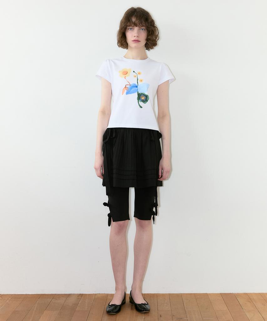 SINOON Flower Puff T-Shirt (White)