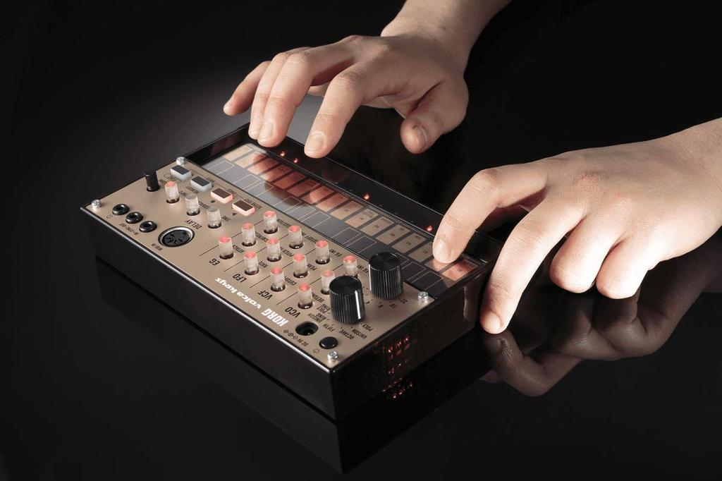 KORG Analog Synthesizer Volca Keys Polyphonic Playable 16 Step Sequencer Battery Powered Speaker Compact Size That Can Be Used with Headphones Compact