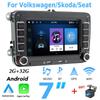 2Din Android Carplay GPS Car Multimedia Player for Volkswagen Golf Polo Tiguan Passat B7 b6/SEAT Leon/Skoda Octavia 2+32GB