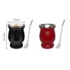 Бомбилья Чашка для чая Yerba Mate Термоизоляция Двойные стенки Тыква Набор чашки для чая Мате и соломинки