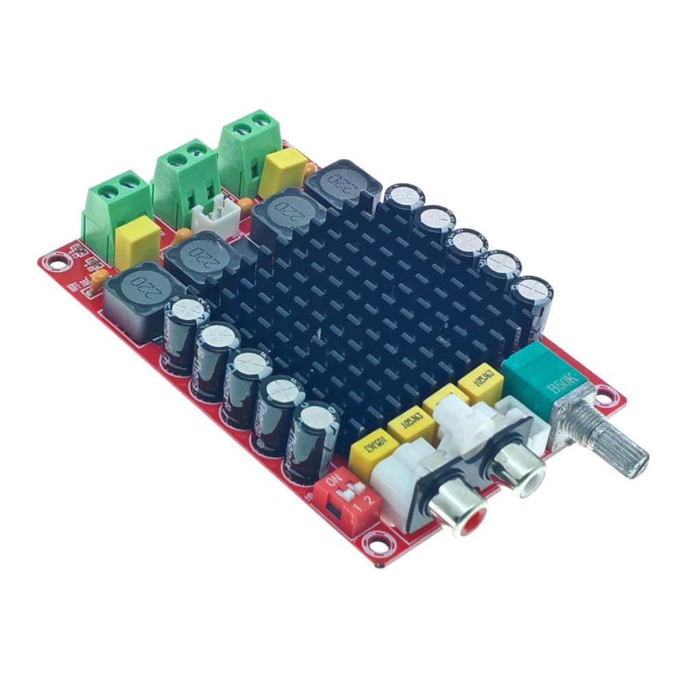 Плата усилителя TDA7498 Класс D 2X100 Вт Двухканальный Аудио Стерео 80 Вт + 80 Вт Модуль платы цифрового усилителя XH-M151