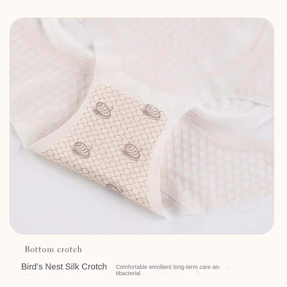 High Waist Women Ice Silk Briefs Traceless Hip Lift Shaper Leggings Postpartum