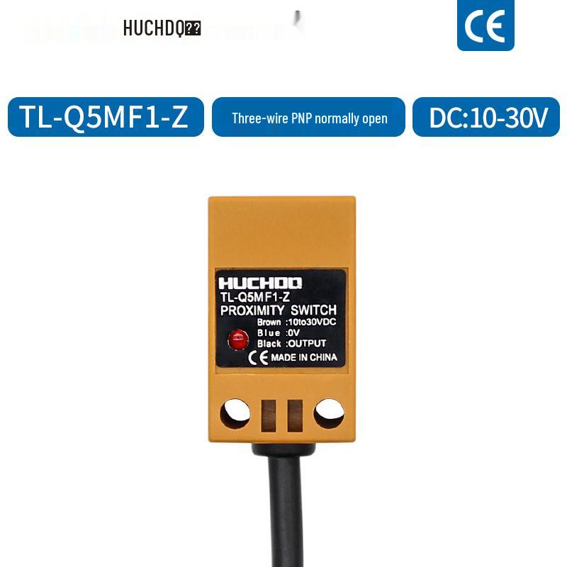 Waterproof Metal Proximity Sensor Switch, TL-Q5MC1-Z, NPN, 3-Wire, Normally Open, 24V