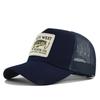 Embroidery Design Fishing Embroidery Baseball Cap High Quality Mesh Hat  for Men Women