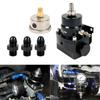 Universal Adjustable Fuel Pressure Regulator Oil 160psi Gauge AN6 Fittings Fuel Pressure Regulator Kit