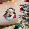 Creative Wall-breaking Stickers for Santa Claus Living Room Entrance Hall Home Beautification, Wholesale for Export