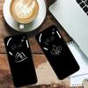 Чехол-бампер Nothing Phone 2A, светящийся в темноте, из мягкого черного ТПУ, с простым дизайном в виде линии