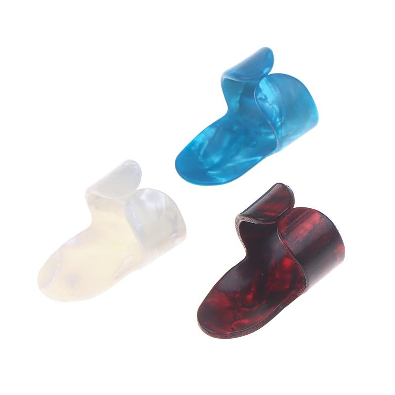 12Pcs Guitar Finger Picks Thumb/Index Sizes Fingerstyle Protector Anti-Slip Design Bass Acoustic/Electric Guitar