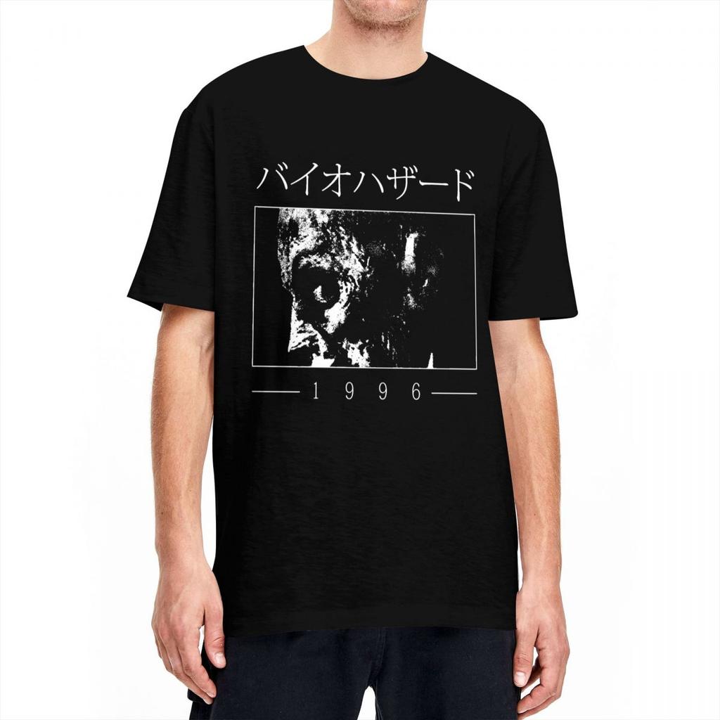 Футболка Hazard 1996 года Residented Eviled Harajuku Футболки с коротким рукавом Y2K Fun Топы Пляжные дышащие футболки большого размера из 100 хлопка