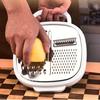 Vegetable Chopper Manual Potato Grater Multi-Functional Cheese Carrot Shredder with Storage Box for Home Kitchen