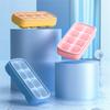 Ice Cubes Trays, 8 Cavity Silicone Square Ice Maker, Easy-Release Silicone Ice Ball Maker With Spill-Resistant Removable Lid, For Cocktail, Beer
