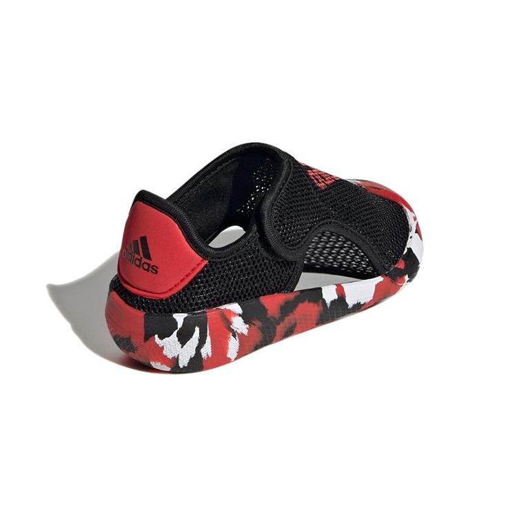 Adidas Altaventure 2.0 Comfortable Abrasion Resistant Breathable Low top Toddler Shoes Black Red Infant And Toddler GY9376
