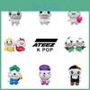 Ateez Teez-mon Pop Up Dog Plush Toy Short Furry Pp Cotton Stuffed Toy For All Ages Hongjoong And Cui Sand Dolls Included