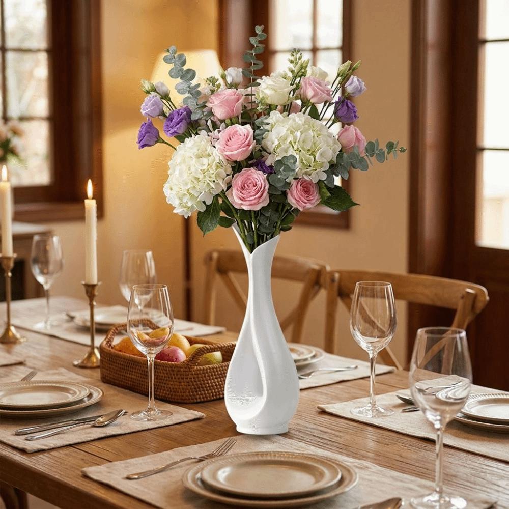 Handmade Decorative Vase Irregular Shape Table Vase Simple Flower Arrangement Ornament Office
