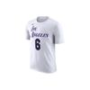 Nike City Edition Los Angeles Lakers Print Round Neck Short Sleeve T-Shirt Men Tops White DV5994-100