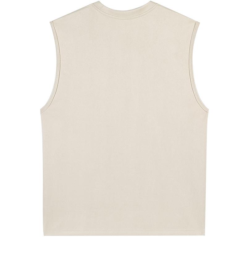 Hello Hipanda, Panda suede retro American hip-hop silhouette vest sleeveless vest