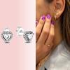 Earings Fashion Jewelry 925 Silver Earrings For Women Charm Wedding Party Jewelry Gift Femme Tendance 