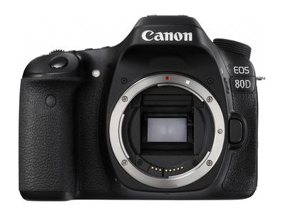 Восстановленная цифровая зеркальная камера Canon EOS 80D, черный корпус,