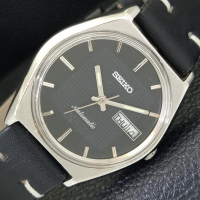 АВТОМАТИЧЕСКИЕ ЯПОНСКИЕ МУЖСКИЕ ЧАСЫ VINTAGE 6309A ЧЕРНЫЙ ЦВЕТ ЦИФЕРБЛАТА a701251-5