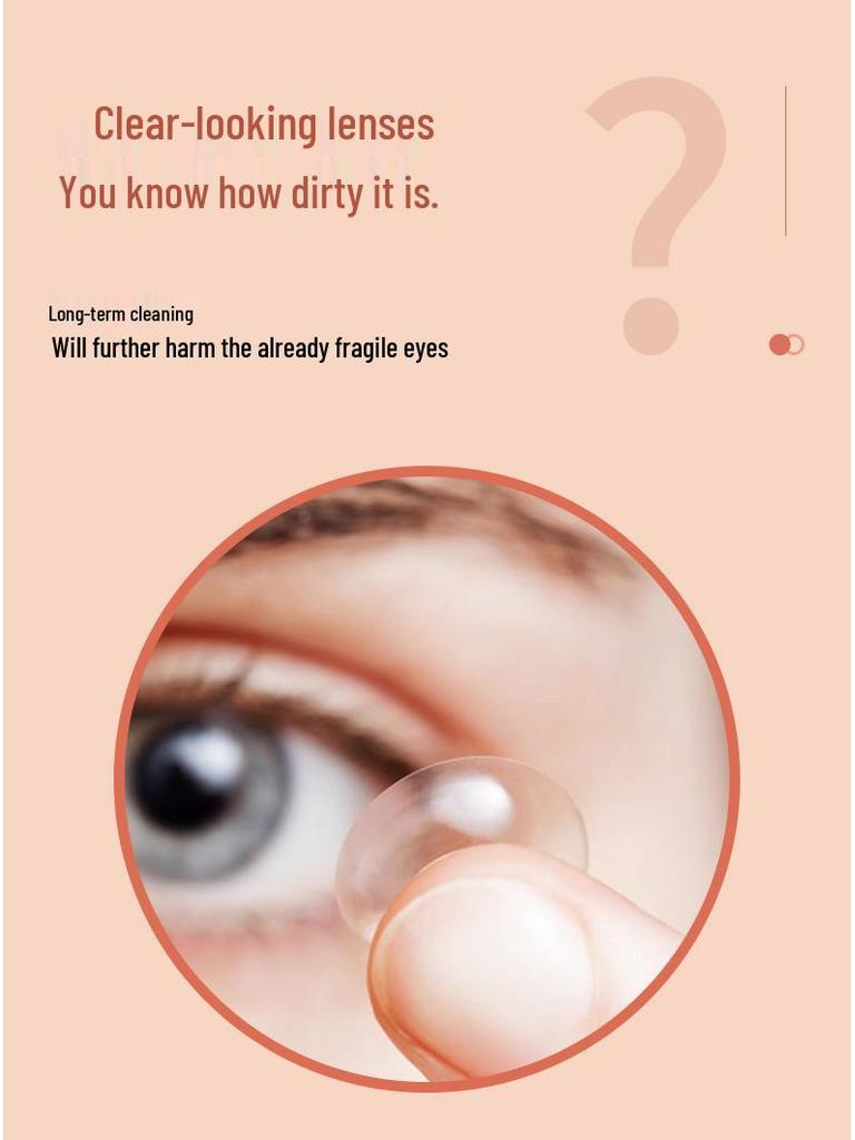 Электрическая ультразвуковая очиститель для контактных линз для ортокератологии и цветных линз