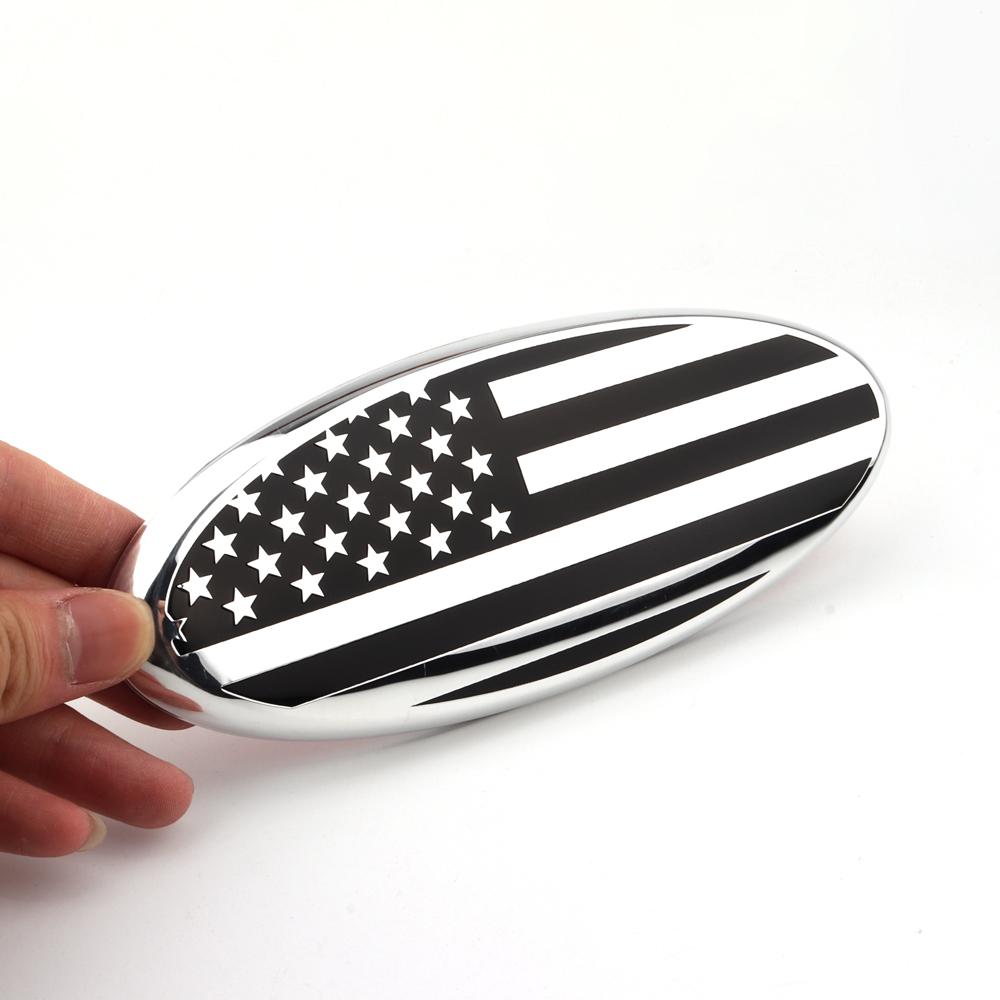 For Ford Front Grille Emblem Hood Badge Logo Sticker For Explorer Fiesta F150 F250 F350 Edge Ranger Expedtion Auto Accessories WD2