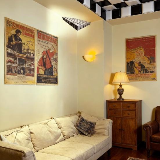 Настенный декор с оптической иллюзией 3D Угловая наклейка на стену Отклеивающаяся и приклеивающаяся Съемный 3D Эффект Куб Настенный декор для гостиной Офиса Спальни Общежития