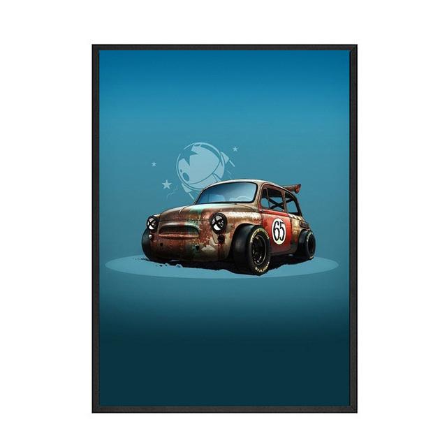 Декор для дома, постер с изображением автомобиля, современный скандинавский холст, настенное искусство, подарок для мужчин и мальчиков, минималистичный простой стиль, без рамки