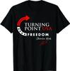 Унисекс футболка Charlie Kirk Turning Point USA Вдохновленная Тяжелый хлопок Графическая футболка Унисекс