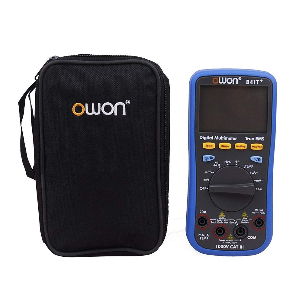 OWON High Precision Digital Multimeter True Effective Value RMS 4 Digit 21999 Count Bluetooth Smartphone Tablet Direct 3 Year B41T+ 1/2 []